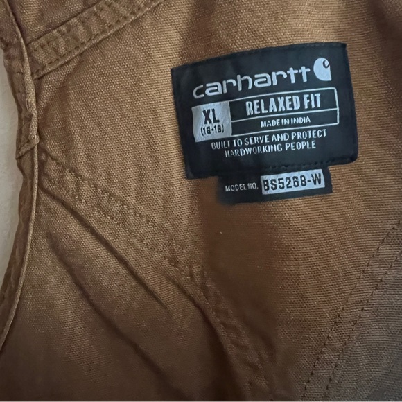 Carhartt Women's Brown Overalls - Picture 10 of 10